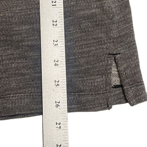 Columbia Heather Gray Cotton Blend Cloth Knit Drawstring Hoodie Women Sz Medium - Picture 9 of 9